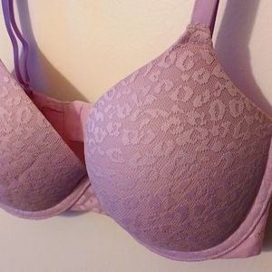 Purple Pushup Bra PINK
